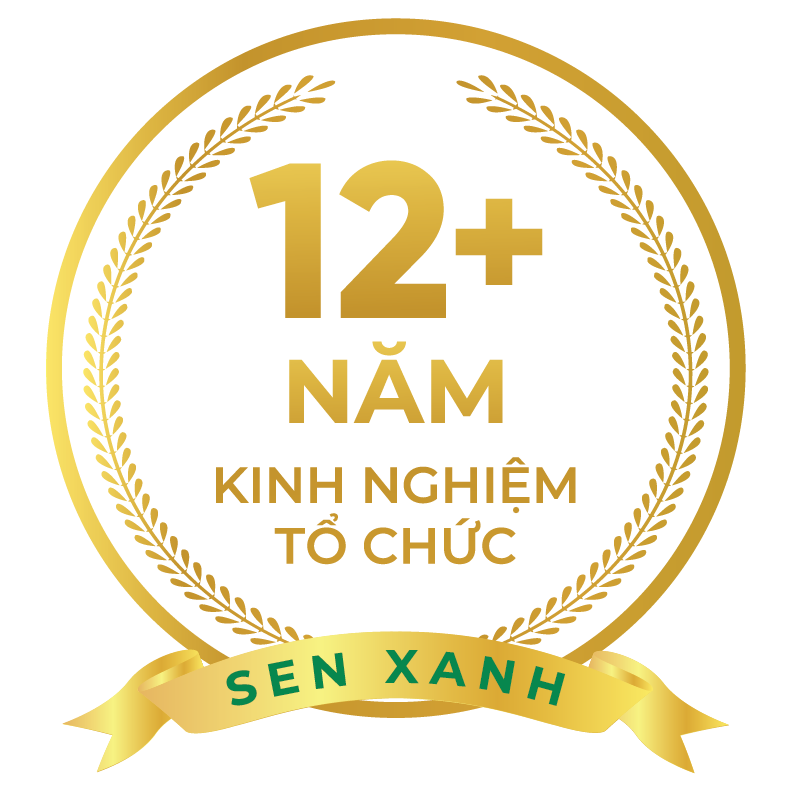 12+ năm kinh nghiệp tổ chức