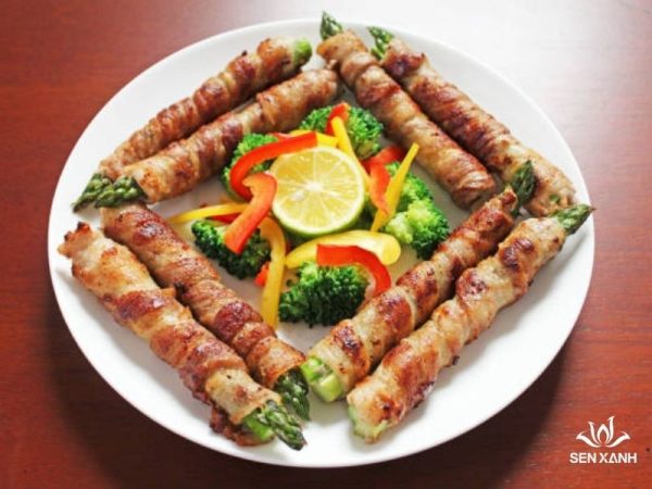 Bacon Cuộn Măng Tây