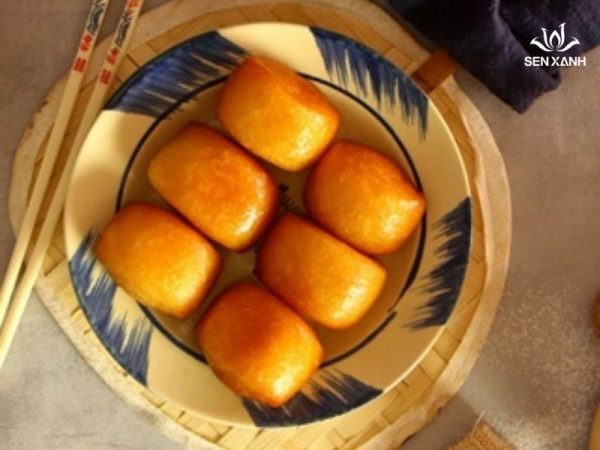 Bánh bao sữa chiên