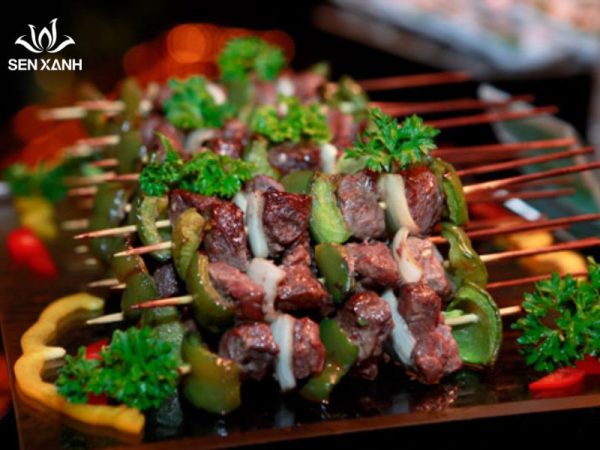 Bò xiên lúc lắc
