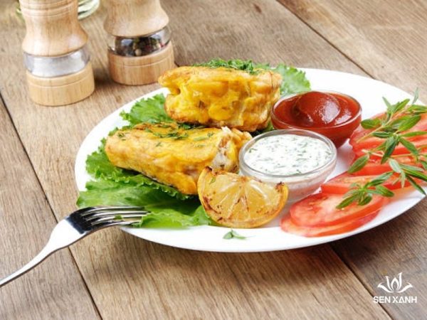 Cá Bọc Chiên Giòn Với Mayonnaise