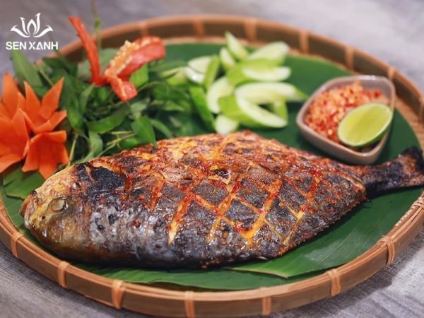 Cá chim nướng muối ớt