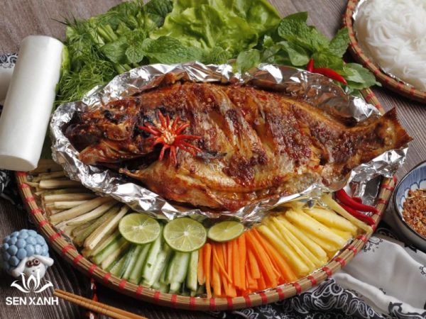 Cá chim nướng sa tế