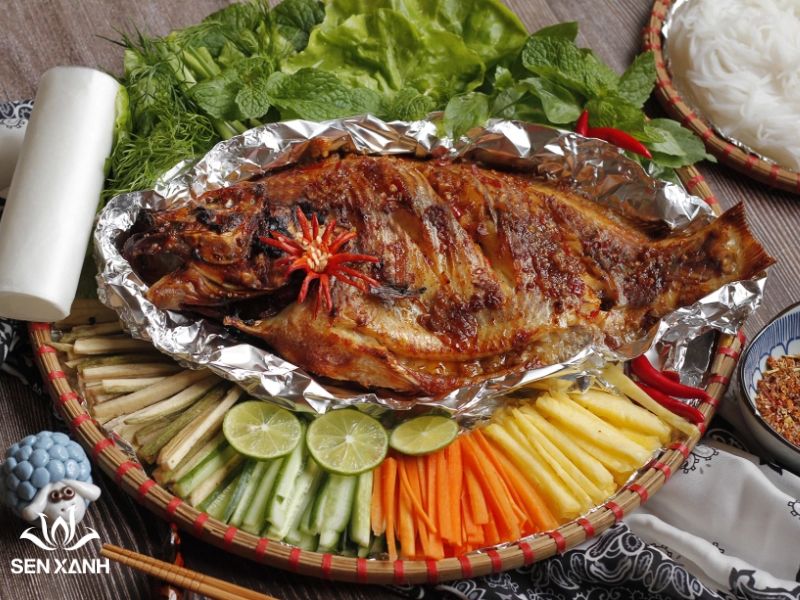 Cá chim nướng sa tế