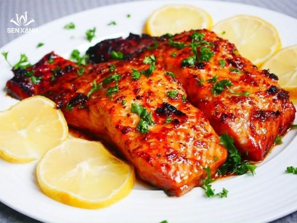 Cá hồi nướng BBQ