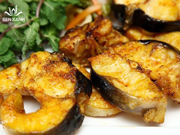 Cá lăng nướng muối ớt