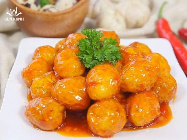 Cá viên sốt nước mắm