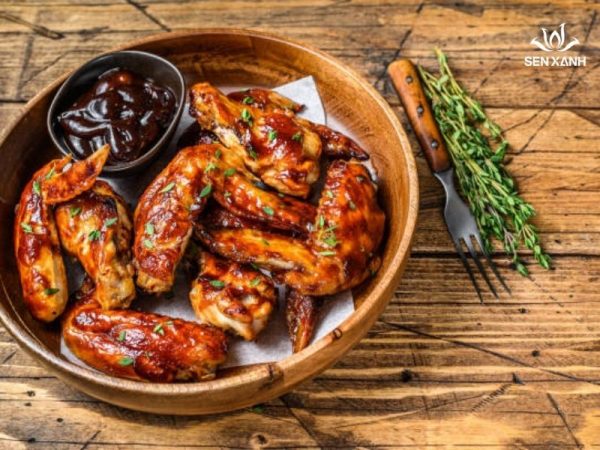 Cánh gà nướng sốt BBQ