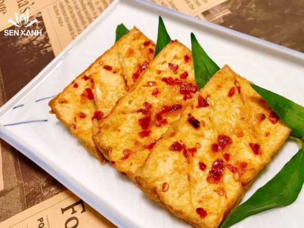 Đậu hũ nướng chao