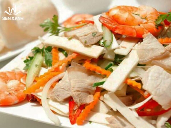 Gỏi củ hủ dừa tôm thịt