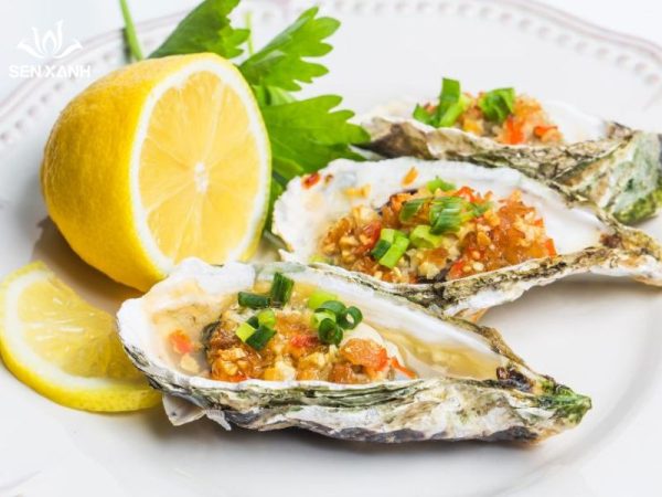 Hàu nướng mỡ hành
