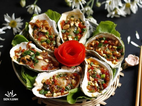 Hàu sữa nướng mỡ hành