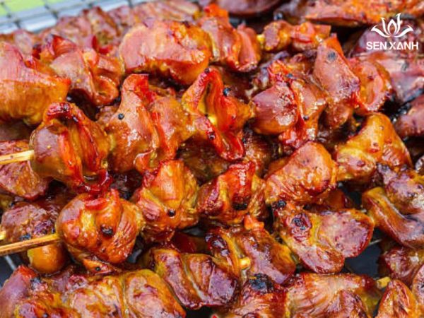 Mề gà nướng ngũ vị