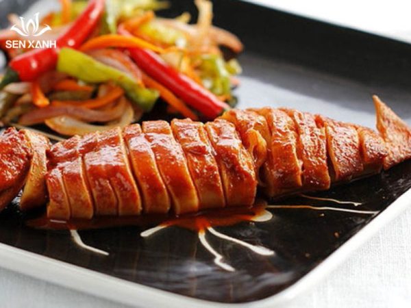 Mực ống nướng sốt BBQ