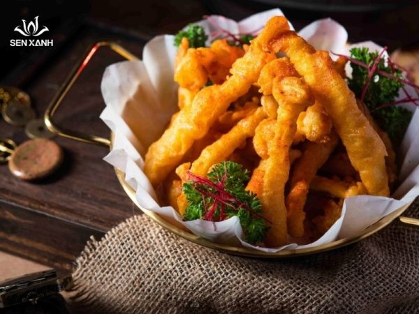 Nấm Hải Sản Chiên Tempura Hàn Quốc