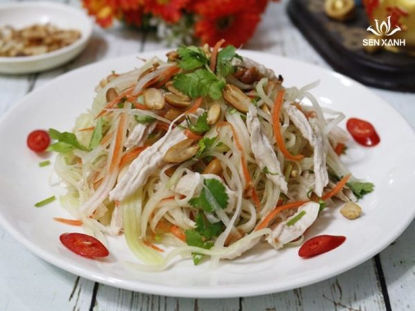 Nộm gà xé phay