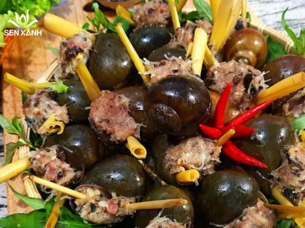 Ốc bươu nhồi thịt