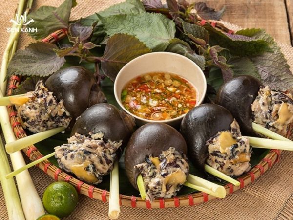 Ốc bươu nhồi thịt
