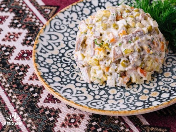 Salad Nga Với Bacon