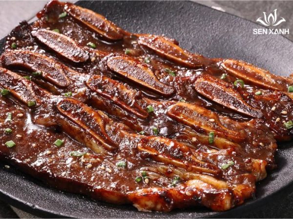 Sườn bò nướng sốt BBQ