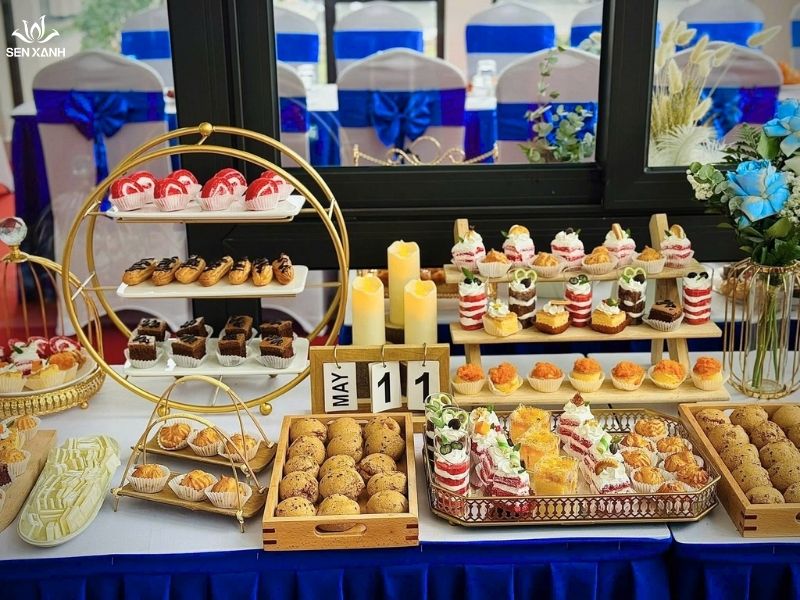 Tổ chức tiệc teabreak cho lễ khai trương Cụm công nghiệp Tiên Cường II