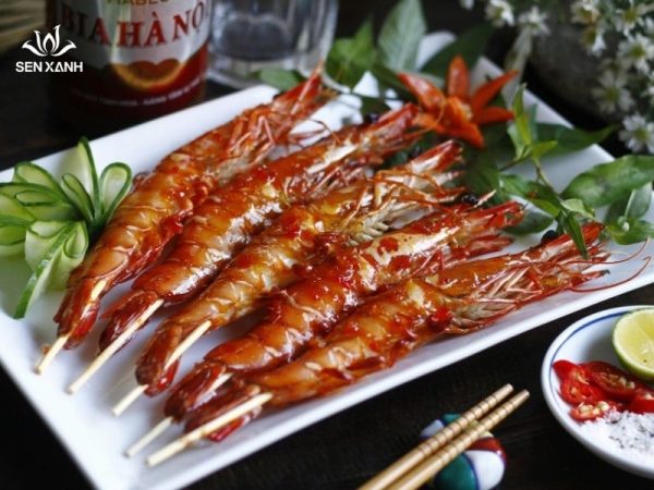 Tôm sú nướng muối ớt