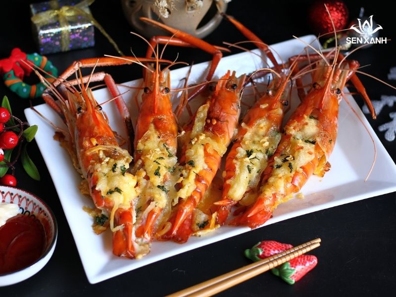 Tôm nướng phô mai