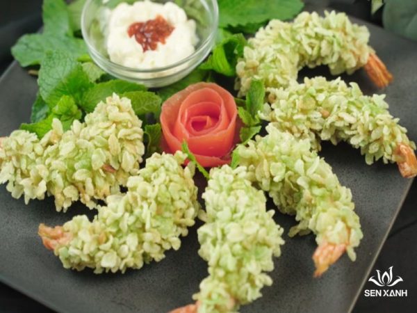Tôm tẩm cốm