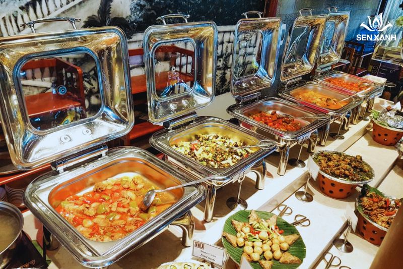 Menu buffet tiệc hội nghị đa dạng