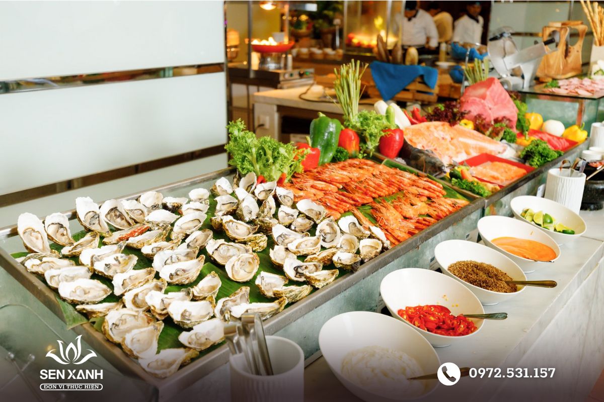 Buffet tại nh&agrave; h&agrave;ng