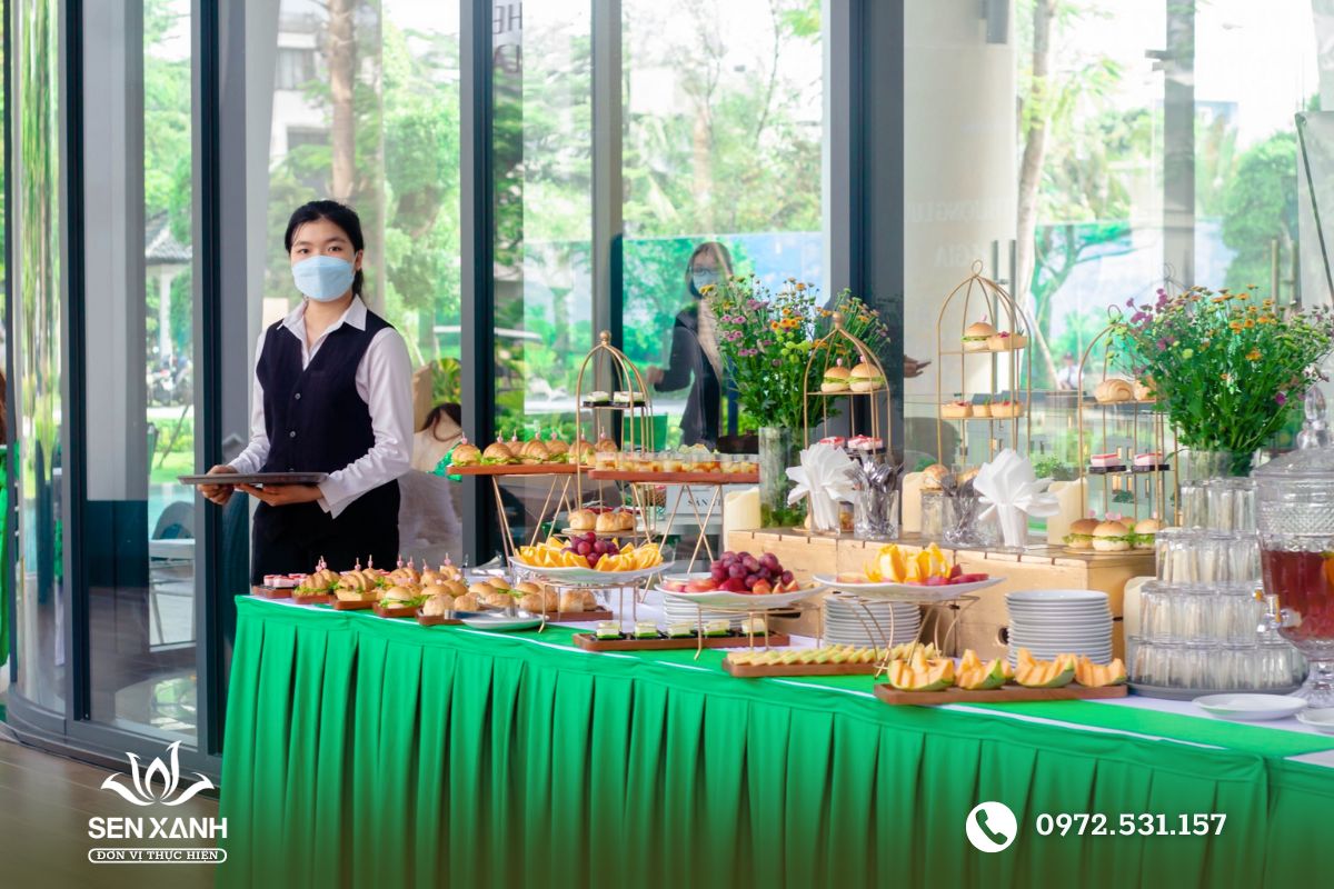 Teabreak đ&aacute;m cưới