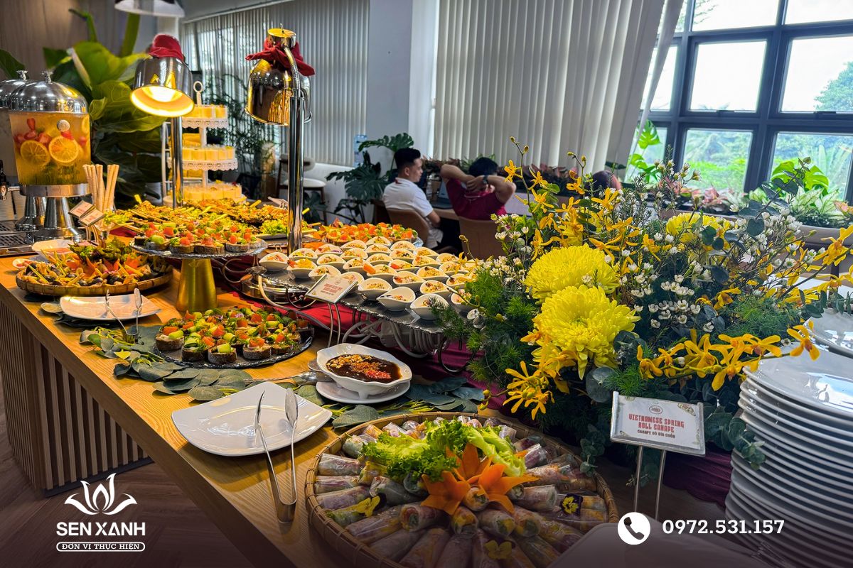 Thực đơn teabreak đa dạng