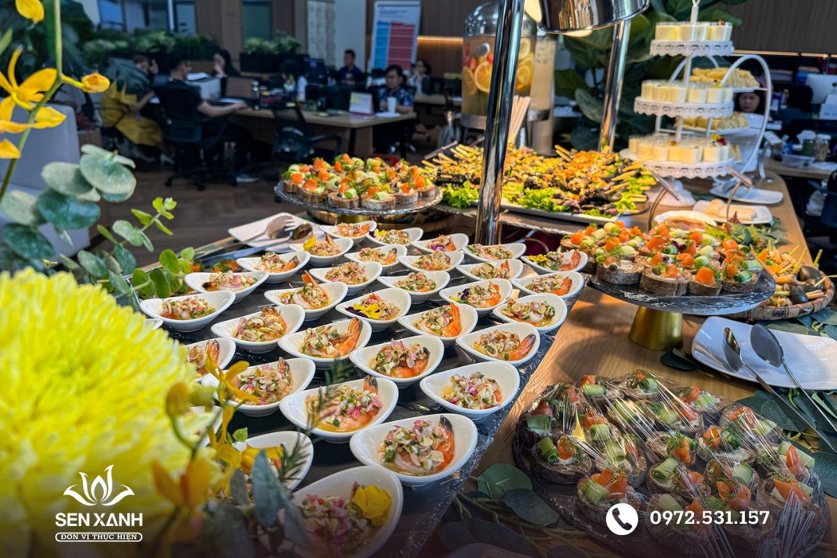 Tiệc finger food theo chủ đề sự kiện