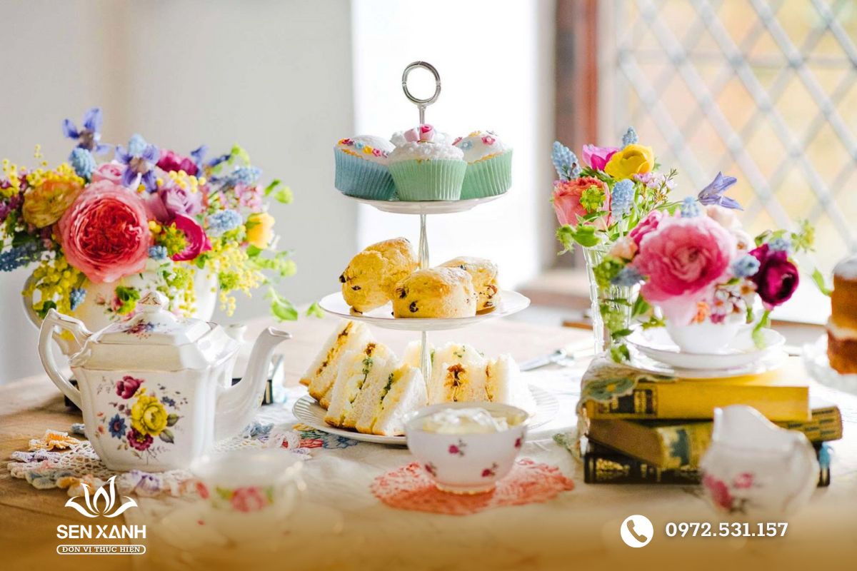 Workshop tổ chức tiệc tr&agrave; chiều