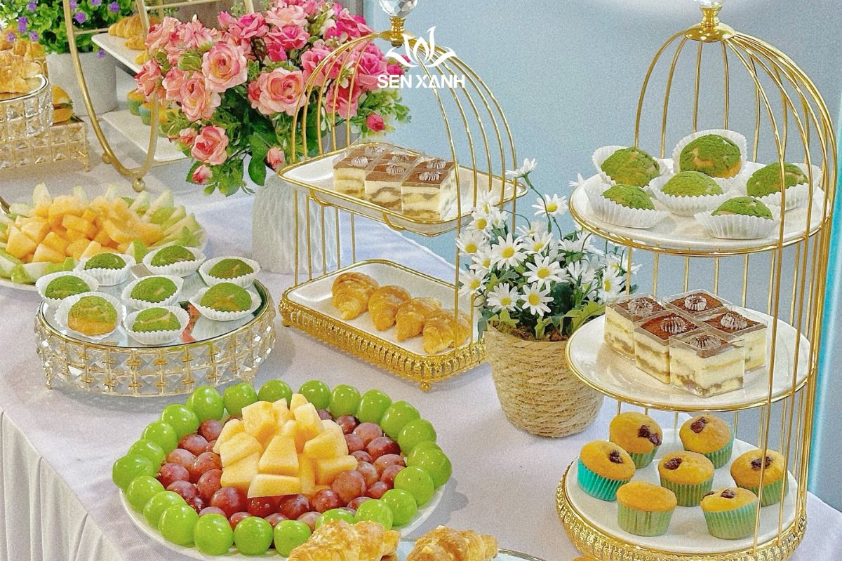 Combo tiệc teabreak 20/10 cho công ty