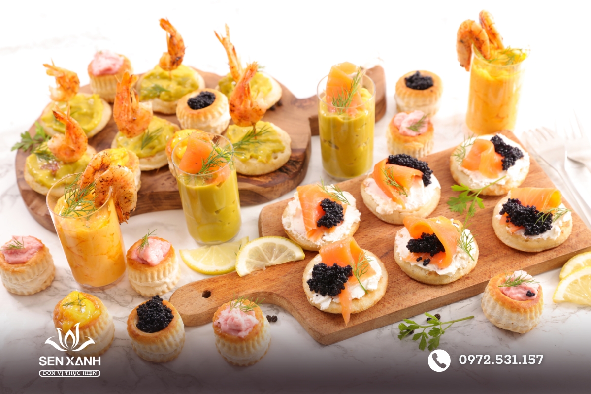 Finger food l&agrave; những phần ăn nhỏ (Bite sized)