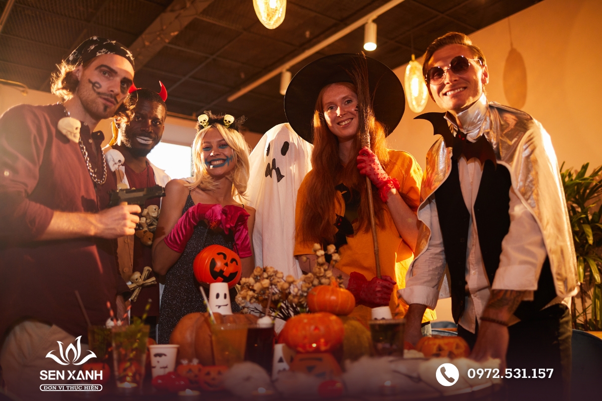 H&oacute;a trang cho tiệc Halloween th&ecirc;m ấn tượng