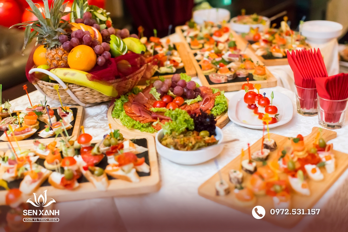 Thực đơn combo 20-10 đa dạng v&agrave; tiện dụng