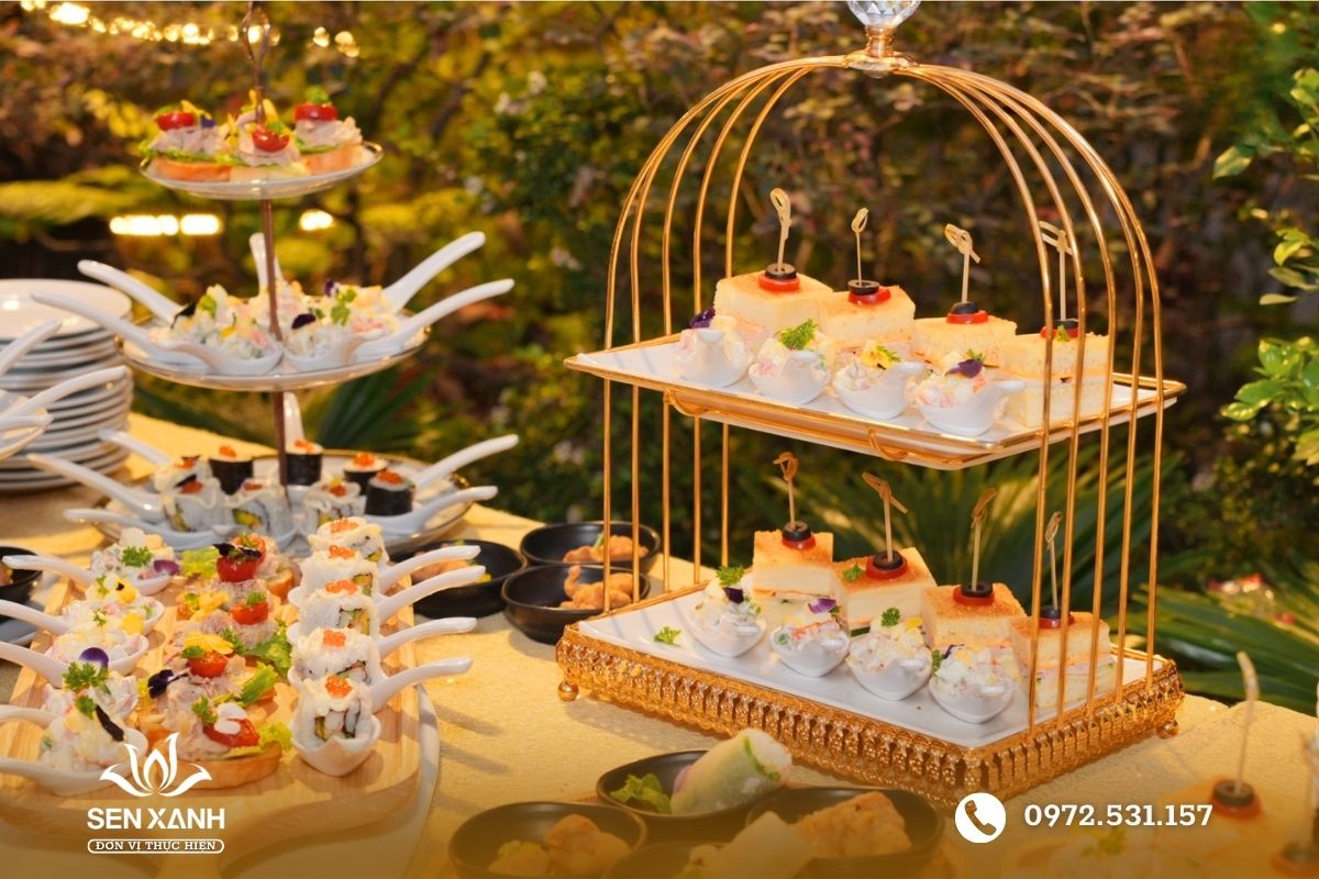 Tiệc finger food cho sự kiện doanh nghiệp