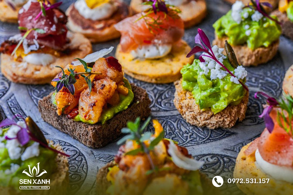 Tiệc finger food trong văn ho&aacute; phương t&acirc;y