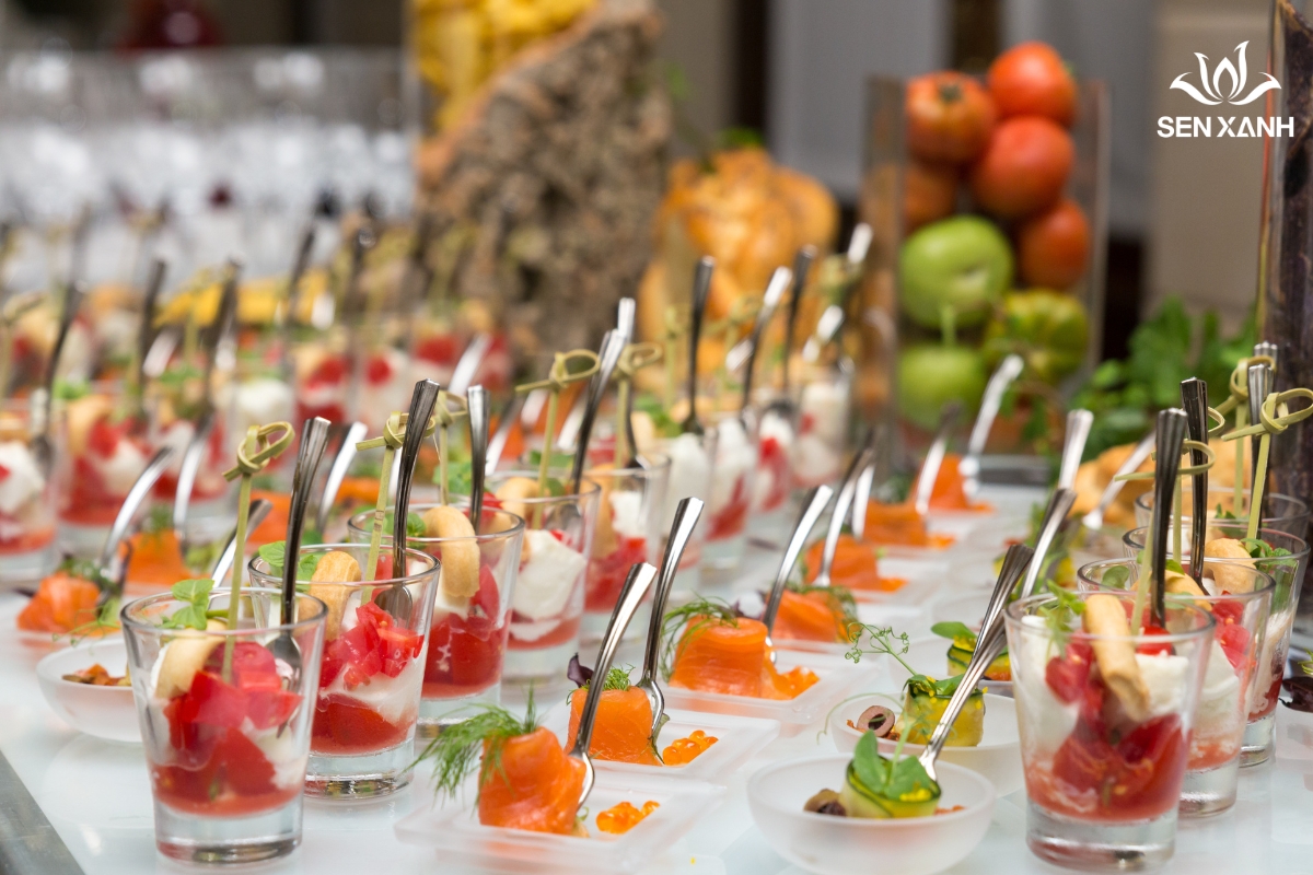 Tiệc finger food xu hướng tiệc nhẹ sang trọng