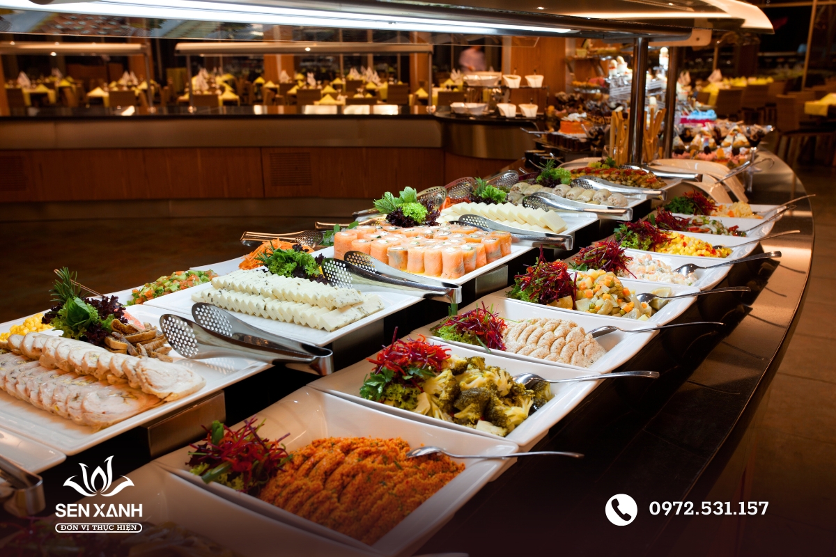 Tổ chức tiệc cuối năm với thực đơn đa dạng