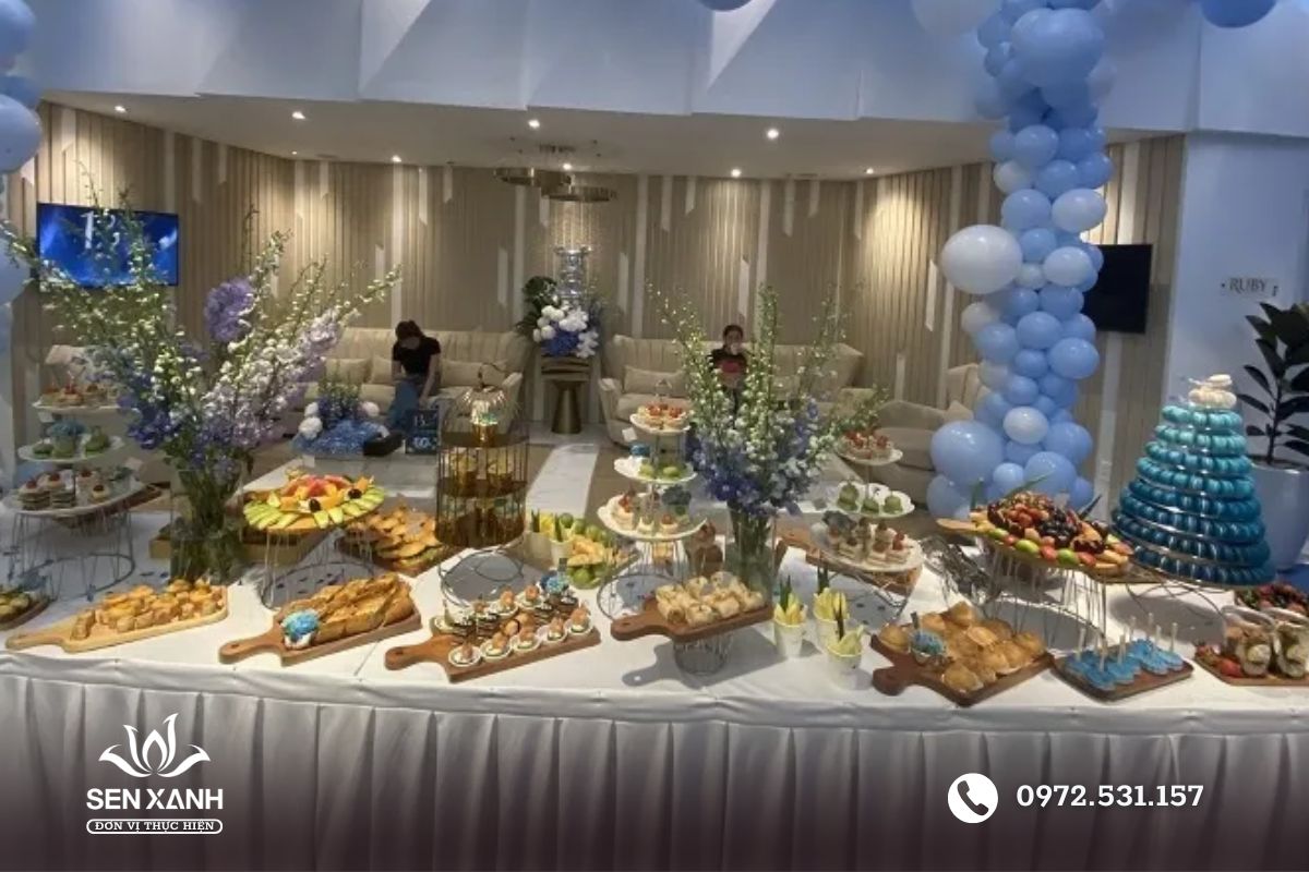 Trang tr&iacute; kh&ocirc;ng gian 20/10 ấn tượng