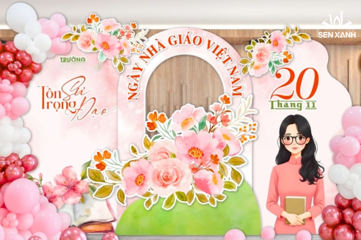 10 ý tưởng trang trí cho ngày lễ 20-11 dành tặng cho các thầy cô