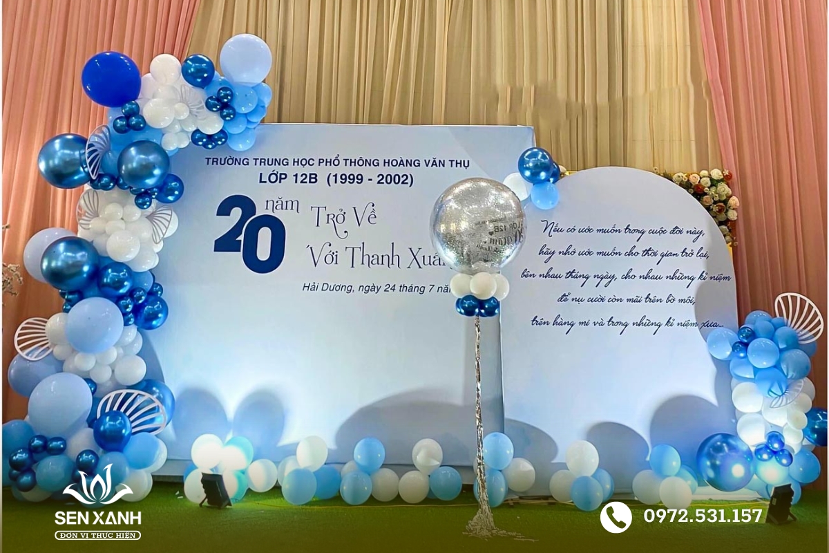 Backdrop tri ân thầy cô 20-11 tại lớp học Backdrop tri ân thầy cô 20-11 tại lớp học