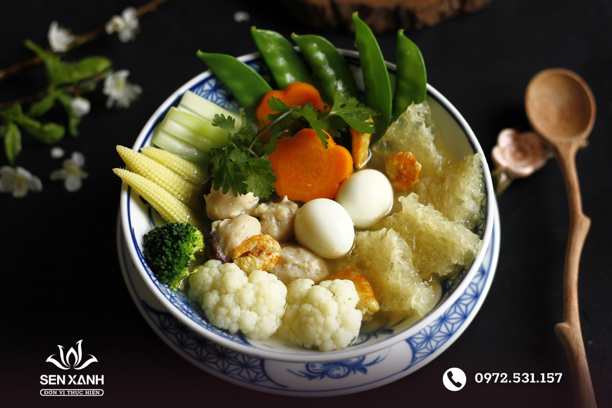 Canh b&oacute;ng thả H&agrave; Nội thanh vị l&agrave; m&oacute;n canh truyền thống