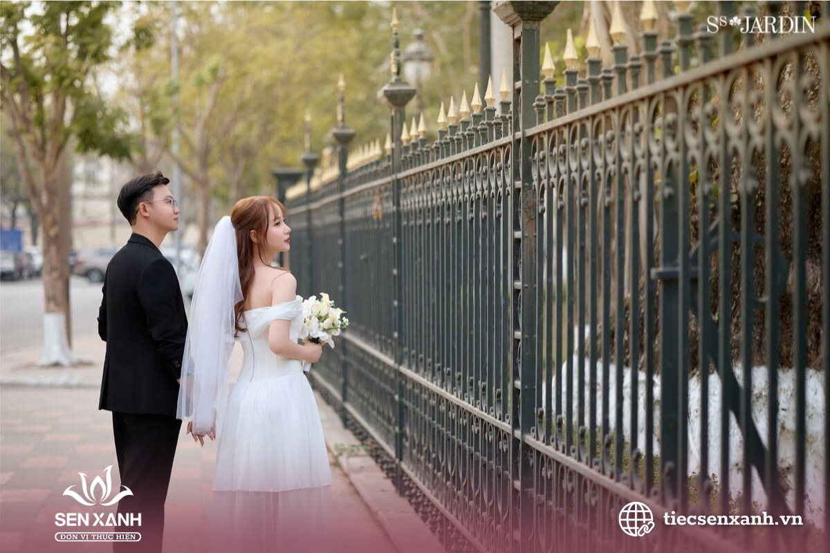 Concept đ&aacute;m cưới street style c&aacute; t&iacute;nh