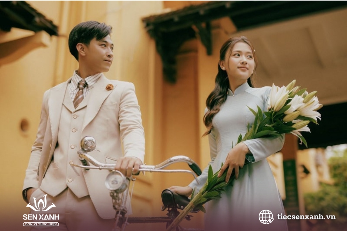 Concept đ&aacute;m cưới vintage ho&agrave;i niệm