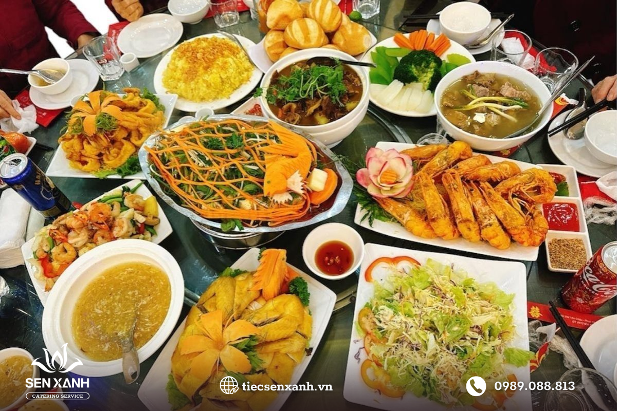Mâm tiệc cá hấp