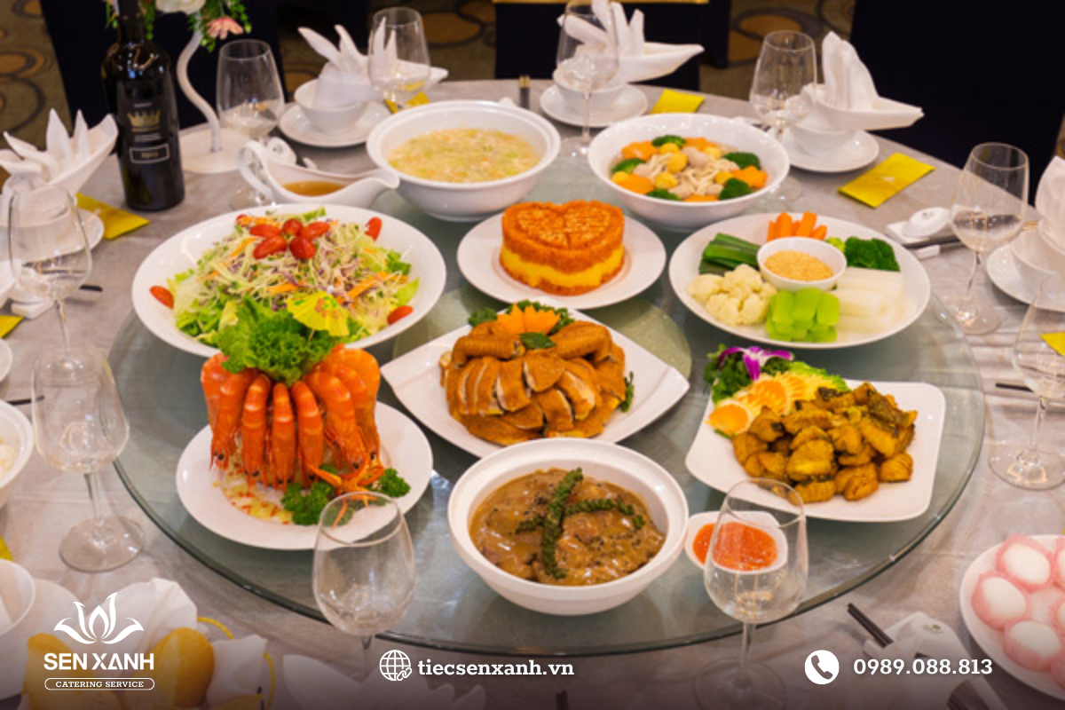 Mâm tiệc xôi gấc